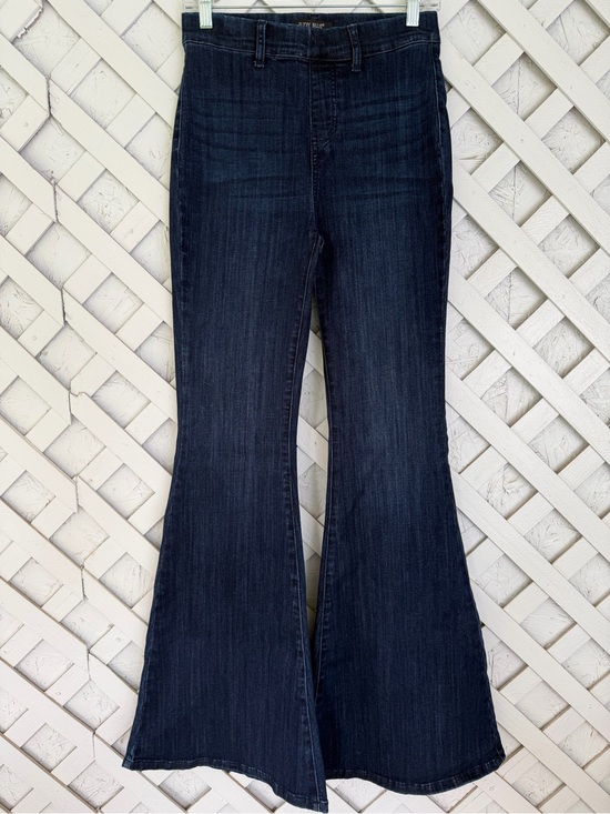 Judy Blue Denim - Judy Blue Pull On Super Flare Jeans High Waisted Dark Wash Size 5/27